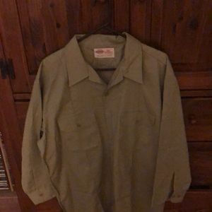 Dickies long sleeve button down shirt